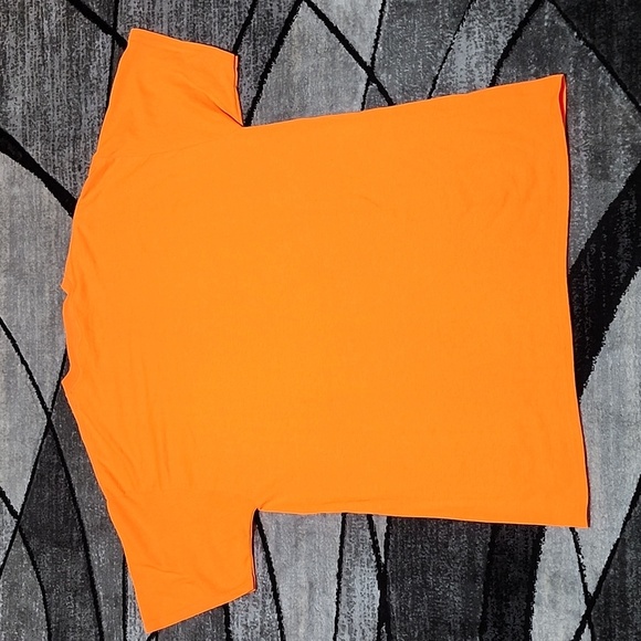 JERZEES HEAVYWEIGHT BLEND XL SAFETY ORANGE CREW-NECK TEE-SHIRT - Picture 8 of 11